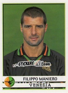 Sticker Filippo Maniero - Calciatori 2001-2002 n. 407 - Panini