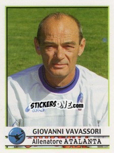 Figurina Giovanni Vavassori (Allenatore) - Calciatori 2001-2002 - Panini