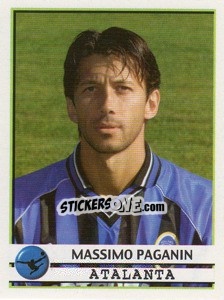Sticker Massimo Paganin - Calciatori 2001-2002 n. 8 - Panini