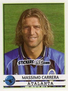 Sticker Massimo Carrera - Calciatori 2001-2002 - Panini