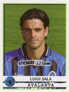 Sticker Luigi Sala - Calciatori 2001-2002 n. 10 - Panini