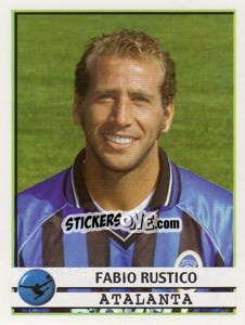 Sticker Fabio Rustico - Calciatori 2001-2002 n. 11 - Panini