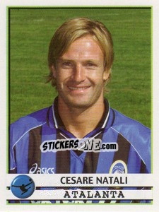 Sticker Cesare Natali - Calciatori 2001-2002 - Panini