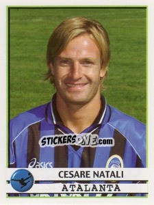 Sticker Cesare Natali - Calciatori 2001-2002 n. 12 - Panini