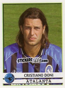 Cromo Cristiano Doni - Calciatori 2001-2002 - Panini