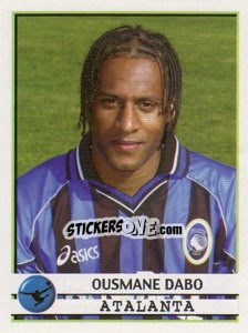 Sticker Ousmane Dabo - Calciatori 2001-2002 n. 17 - Panini