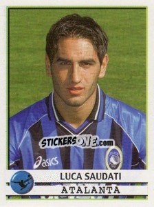 Sticker Luca Saudati - Calciatori 2001-2002 n. 21 - Panini