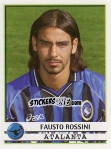 Sticker Fausto Rossini - Calciatori 2001-2002 n. 22 - Panini