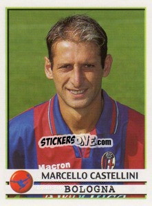Sticker Marcello Castellini - Calciatori 2001-2002 n. 34 - Panini