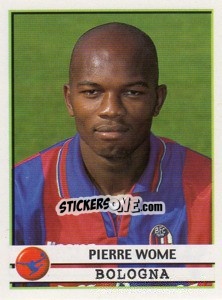 Figurina Pierre Wome - Calciatori 2001-2002 - Panini