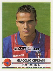 Cromo Giacomo Cipriani - Calciatori 2001-2002 - Panini