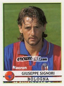 Sticker Giuseppe Signori - Calciatori 2001-2002 n. 47 - Panini