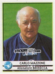 Sticker Carlo Mazzone (Allenatore) - Calciatori 2001-2002 n. 52 - Panini