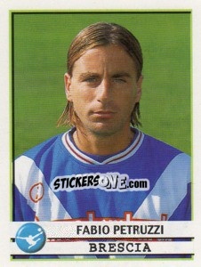 Sticker Fabio Petruzzi - Calciatori 2001-2002 n. 54 - Panini
