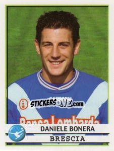 Sticker Daniele Bonera - Calciatori 2001-2002 - Panini
