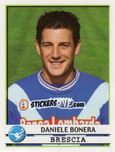 Sticker Daniele Bonera - Calciatori 2001-2002 n. 55 - Panini
