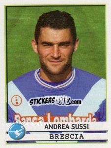 Figurina Andrea Sussi - Calciatori 2001-2002 - Panini