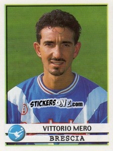 Sticker Vittorio Mero - Calciatori 2001-2002 n. 59 - Panini