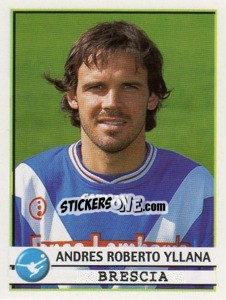 Sticker Andres Roberto Yllana - Calciatori 2001-2002 n. 61 - Panini