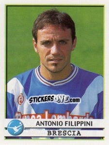 Sticker Antonio Filippini - Calciatori 2001-2002 n. 62 - Panini