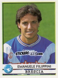 Cromo Emanuele Filippini - Calciatori 2001-2002 - Panini