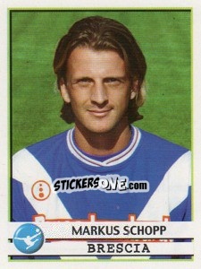 Figurina Markus Schopp - Calciatori 2001-2002 - Panini