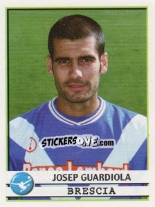 Figurina Josep Guardiola - Calciatori 2001-2002 - Panini