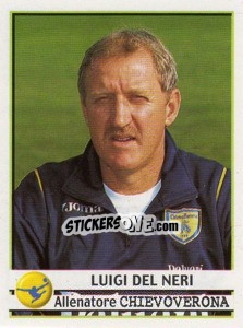 Figurina Luigi Del Neri (Allenatore) - Calciatori 2001-2002 - Panini