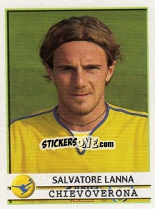 Sticker Salvatore Lanna - Calciatori 2001-2002 n. 78 - Panini
