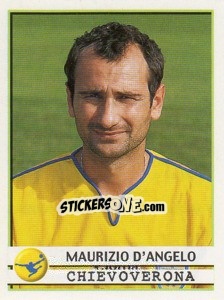 Sticker Maurizio D'Angelo - Calciatori 2001-2002 n. 80 - Panini