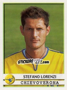 Figurina Stefano Lorenzi - Calciatori 2001-2002 - Panini