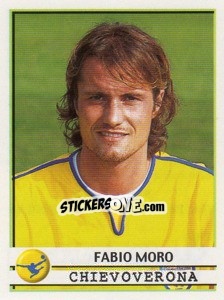 Sticker Fabio Moro - Calciatori 2001-2002 n. 83 - Panini