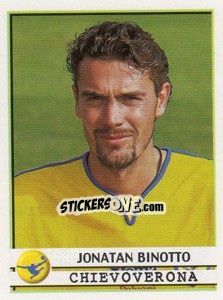 Figurina Jonatan Binotto - Calciatori 2001-2002 - Panini