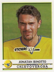 Sticker Jonatan Binotto - Calciatori 2001-2002 n. 90 - Panini