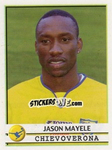 Cromo Jason Mayele - Calciatori 2001-2002 - Panini