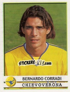 Sticker Bernardo Corradi - Calciatori 2001-2002 - Panini