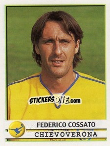 Sticker Federico Cossato - Calciatori 2001-2002 - Panini