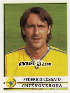 Sticker Federico Cossato - Calciatori 2001-2002 n. 95 - Panini