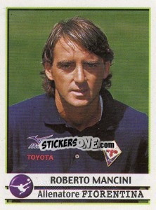 Sticker Roberto Mancini (Allenatore) - Calciatori 2001-2002 n. 100 - Panini