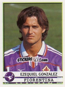 Sticker Ezequiel Gonzalez - Calciatori 2001-2002 - Panini
