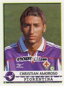 Sticker Christian Amoroso - Calciatori 2001-2002 - Panini