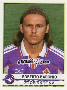 Sticker Roberto Baronio - Calciatori 2001-2002 n. 114 - Panini