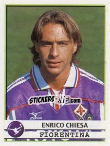Sticker Enrico Chiesa - Calciatori 2001-2002 n. 116 - Panini