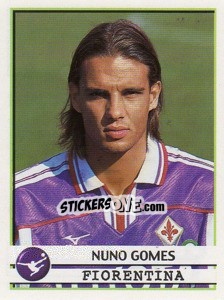 Figurina Nuno Gomes - Calciatori 2001-2002 - Panini