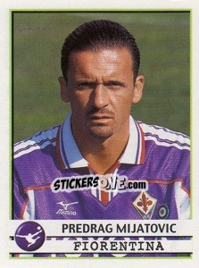 Figurina Predrag Mijatovic - Calciatori 2001-2002 - Panini
