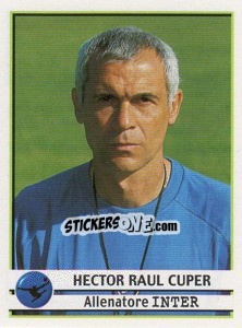 Cromo Hector Raul Cuper (Allenatore) - Calciatori 2001-2002 n. 124 - Panini