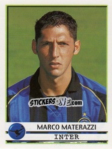 Sticker Marco Materazzi - Calciatori 2001-2002 n. 127 - Panini