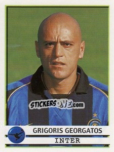 Sticker Grigoris Georgatos - Calciatori 2001-2002 n. 128 - Panini