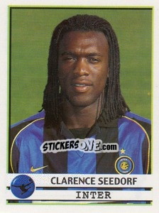 Sticker Clarence Seedorf - Calciatori 2001-2002 - Panini