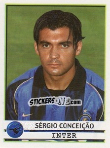 Sticker Sergio Conceicao - Calciatori 2001-2002 n. 132 - Panini